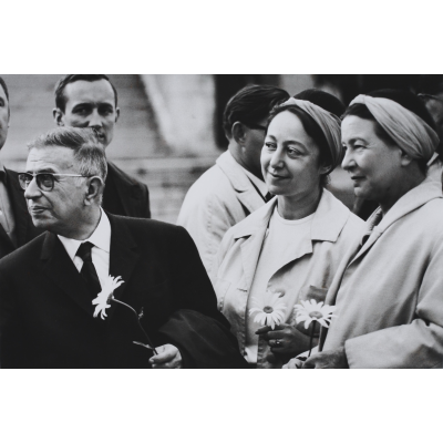J. P. Sartre, Simone de Beauvoir ir Lenina Zonina